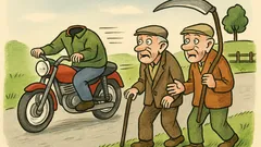 Vtip: Idú dvaja starčekovia po ceste...