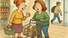 Vtip: Rozprávajú sa dve ženy v obchode...