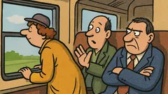 Vtip: Manželia cestujú rýchlikom, pani otvorí okno...