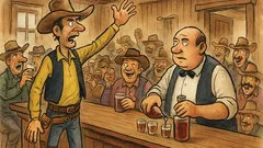 Vtip: Do baru na divokom západe vojde chlap...