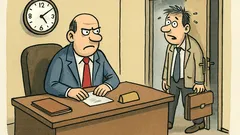 Vtip: Šéf málokedy prichádza skoro...