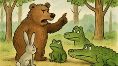 Vtip: Medveď zvolá v lese poradu...