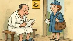 Vtip: Píše muž manželke z kúpeľov...