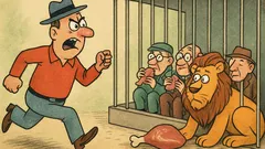 Vtip: Rozčúlený zriadenec beží za riaditeľom…