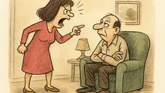 Vtip: Prebieha manželská hádka. Žena kričí