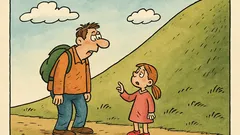 Vtip: Pod veľkým kopcom hovorí dcéra otcovi...