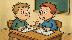 Vtip: V škole sa rozprávajú dvaja prváčikovia