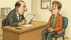 Vtip: Na pohovore – No, vzhľadom na to...