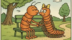 Vtip: Stonožka samček pozve samičku do parku...