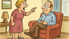 Vtip: Počas manželskej hádky žena kričí...