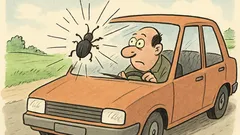 Vtip: Viete, čo preletí chrobákovi hlavou...